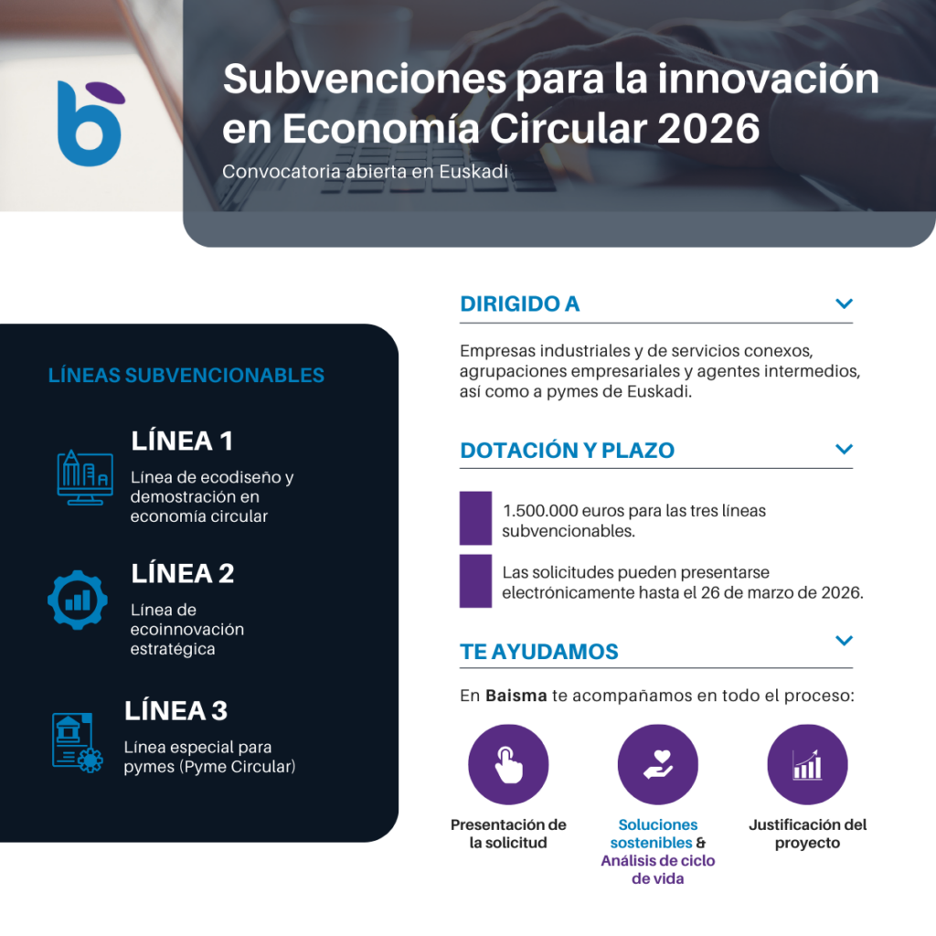 Subvenciones Gobierno Vasco EC - Baisma